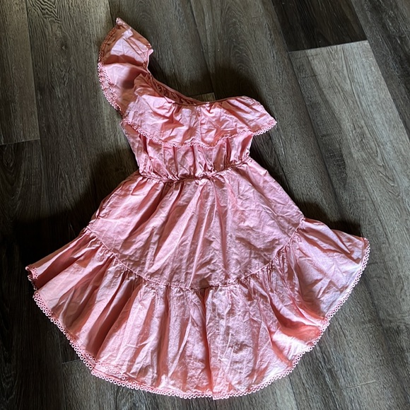 🌼FOR BUNDLE ONLY🌼Free People Endless Lovers Lane One Shoulder Ruffle Mini Dress - Picture 3 of 12